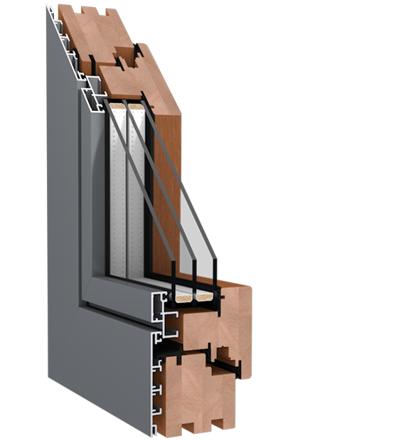 Duoline – Holz-Alu-Fenster
