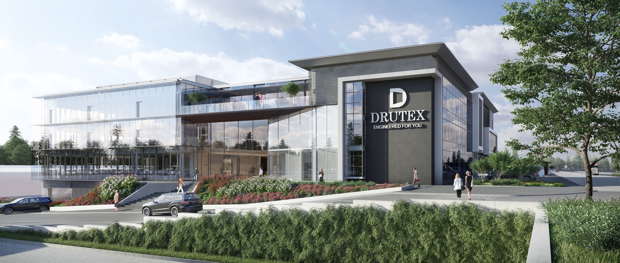 Drutex beginnt mit dem Bau eines der modernsten Bürogebäude in Polen