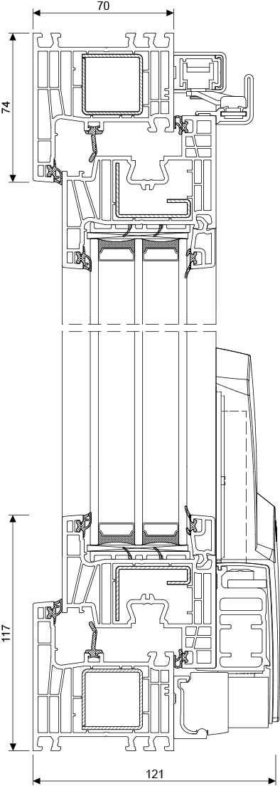 Iglo Expert PSK Abmessungen