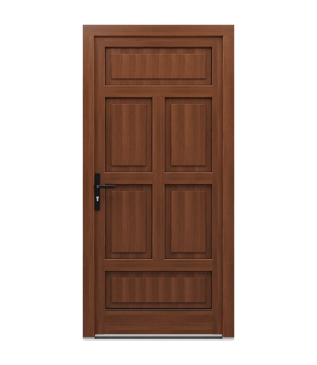 Kämpfer in Holztüren